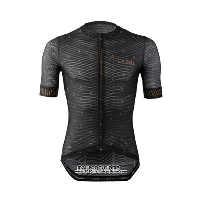 2021 Maillot Cyclisme Le Col Noir Manches Courtes et Cuissard